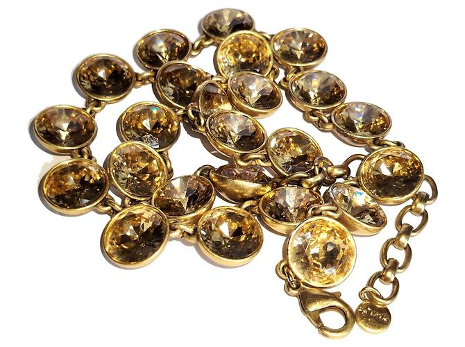 Autre Marque Collar Stella & Dot Cristales Dorados - vista 4