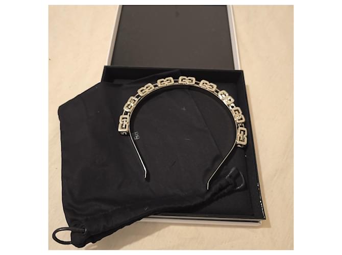 Givenchy Silberfarbenes Metall-Haarband - Ansicht 5