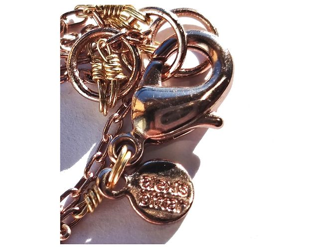 Collana Alexis Bittar in lucite scultorea a forma di sole D'oro - vista 4