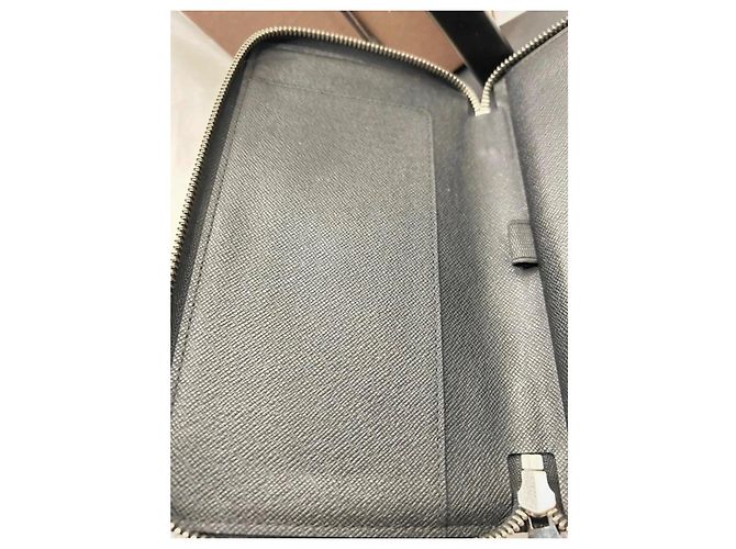 Louis Vuitton Cartera Companion Damier Graphite Negro - vista 12