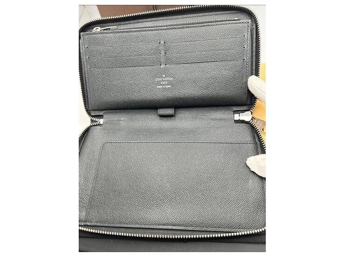 Louis Vuitton Cartera Companion Damier Graphite Negro - vista 7