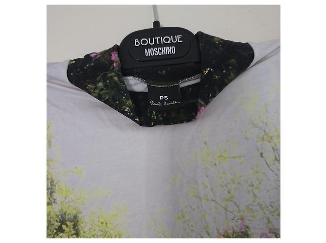 Camiseta de manga larga Paul Smith con estampado floral Rosa Multicolor Verde - vista 4