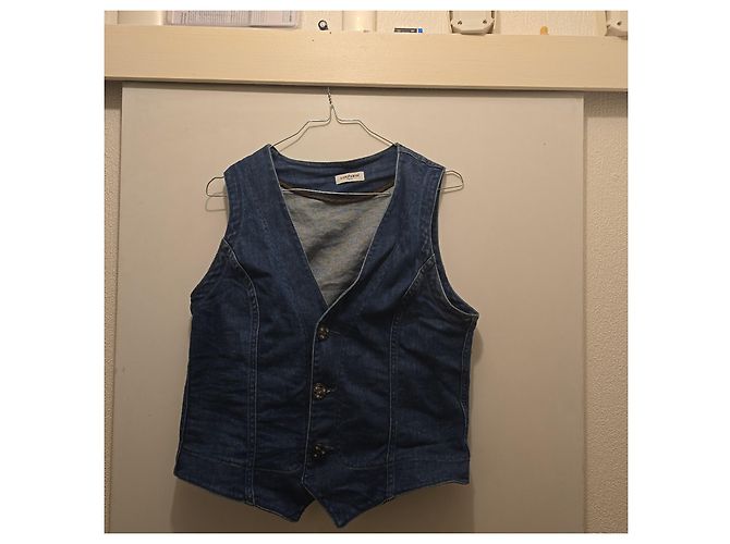 Cacharel Jeansweste Blau - Ansicht 2