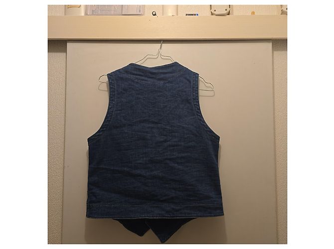Cacharel Jeansweste Blau - Ansicht 3