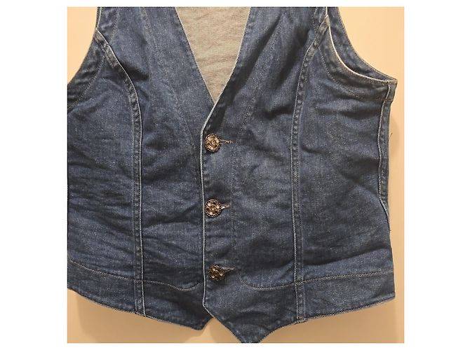 Cacharel Jeansweste Blau - Ansicht 6