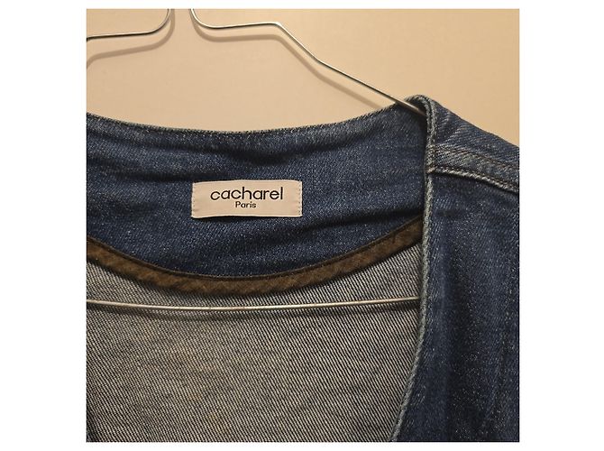 Cacharel Jeansweste Blau - Ansicht 7