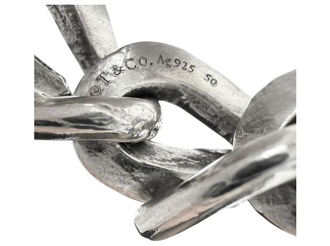 Tiffany & Co. Silver Band Ring Silvery - view 4