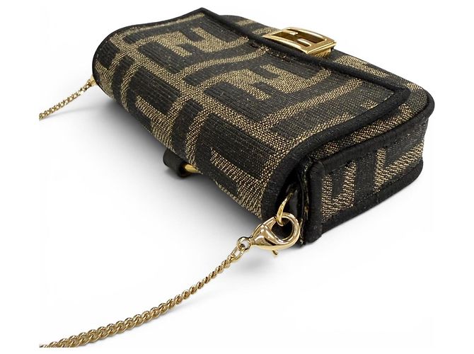 Zucca Borsa Nano Bucket Fendi Marrone - vista 5