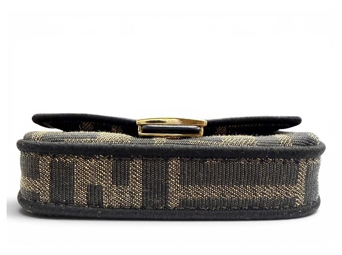 Zucca Borsa Nano Bucket Fendi Marrone - vista 7