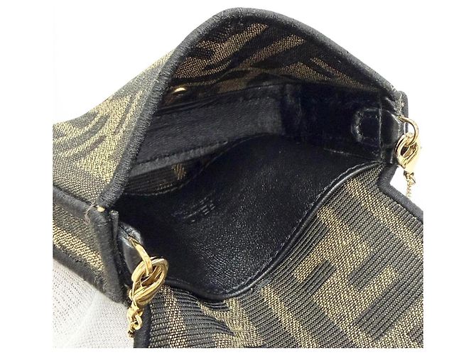 Zucca Borsa Nano Bucket Fendi Marrone - vista 9