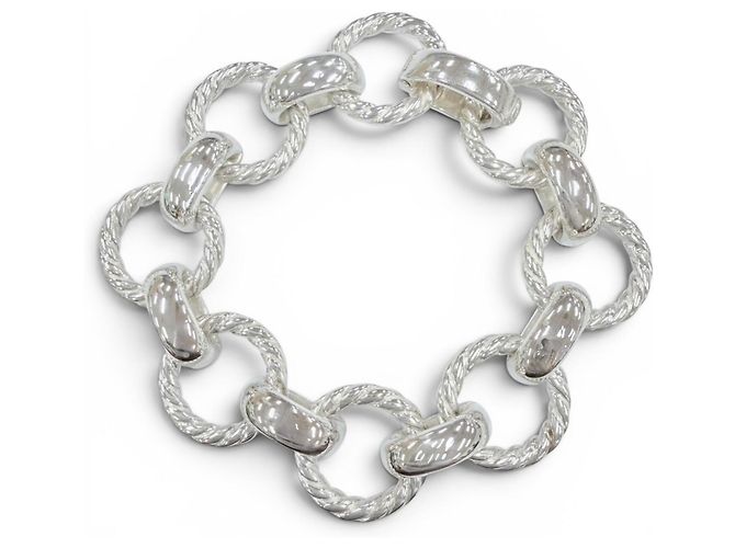 Tiffany & Co Tiffany Vintage Twist Circle 925 Armband Silber - Ansicht 2