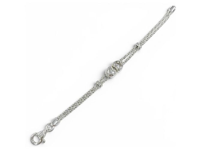 Tiffany & Co Bracciale Tiffany Vintage 925 Heart Double Rope Argento - vista 2