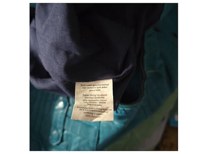 Autre Marque J.C.E. Blaue Lederjacke - Ansicht 6