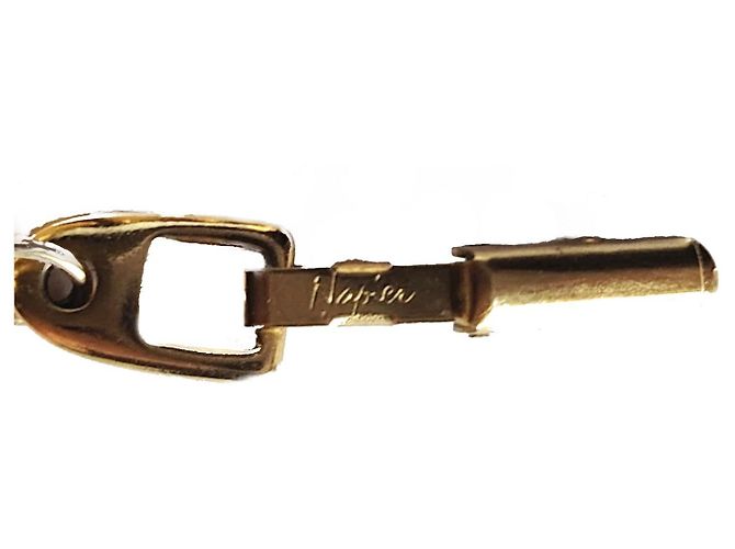 Autre Marque Collana Napier a punte dorata modernista D'oro - vista 4