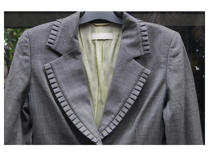 Escada Margaretha Ley Blazer Gris de Lana - vista 2