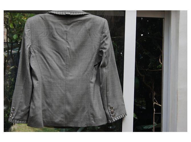 Escada Margaretha Ley Blazer Gris de Lana - vista 3