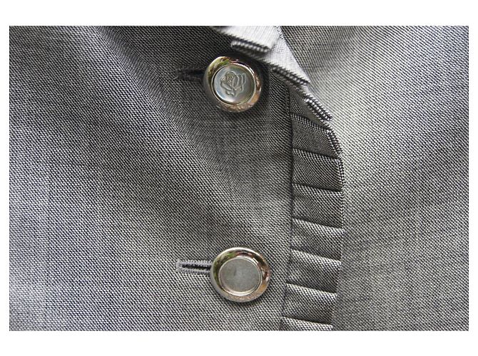 Escada Margaretha Ley Blazer Gris de Lana - vista 7