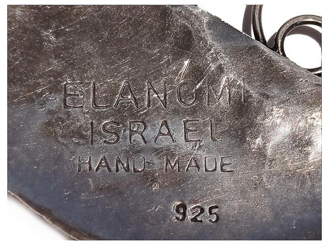 Autre Marque Elanomi Israel Sterling Silber Karneol Halskette - Ansicht 5