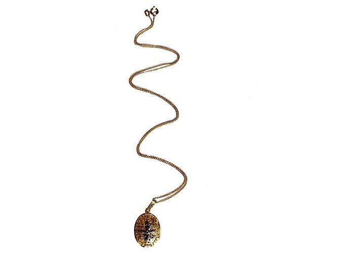 Autre Marque Collana Alice Caviness in argento sterling con pendente filigrana D'oro - vista 2