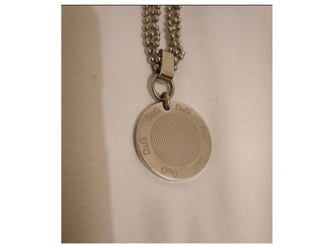 Collana D&G in metallo argentato Argento - vista 6