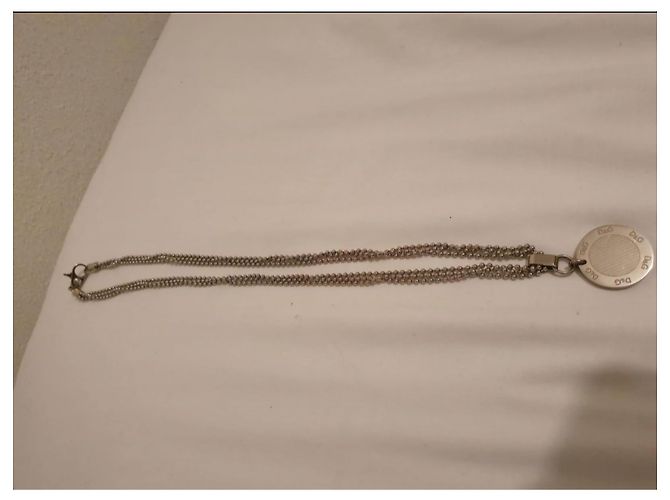 Collana D&G in metallo argentato Argento - vista 7