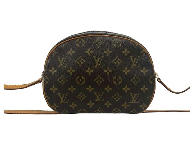 Louis Vuitton Vintage Blois Monogram Leder Mini Schultertasche Braun - Ansicht 3