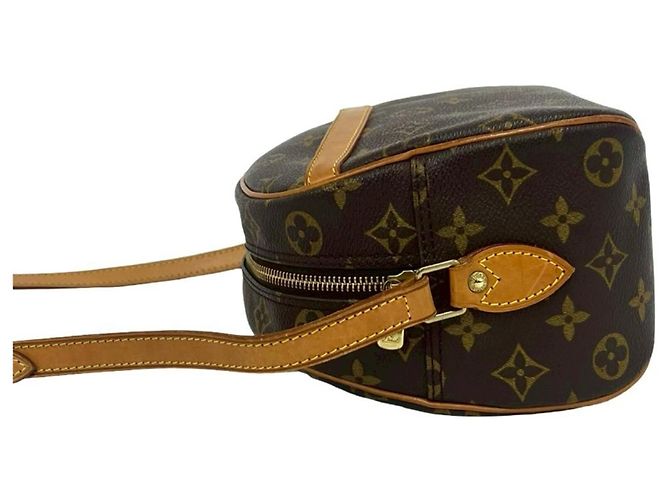 Louis Vuitton Vintage Blois Monogram Leder Mini Schultertasche Braun - Ansicht 5