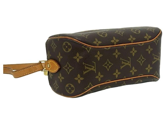 Louis Vuitton Vintage Blois Monogram Leder Mini Schultertasche Braun - Ansicht 7