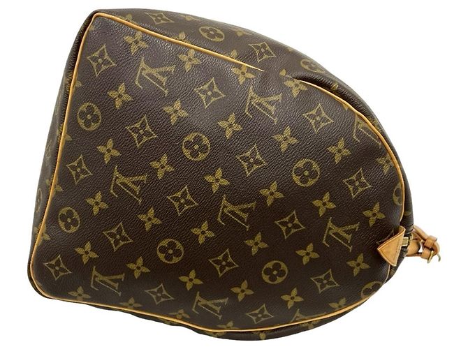 Louis Vuitton Vintage Keepall 50 Monogram Leather Boston Bag Marrone - vista 6