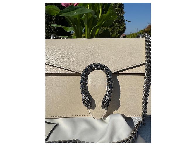 Gucci Dionysus Borsa a Tracolla in Pelle - Avorio Beige - vista 2