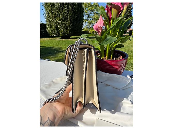 Gucci Dionysus Borsa a Tracolla in Pelle - Avorio Beige - vista 4