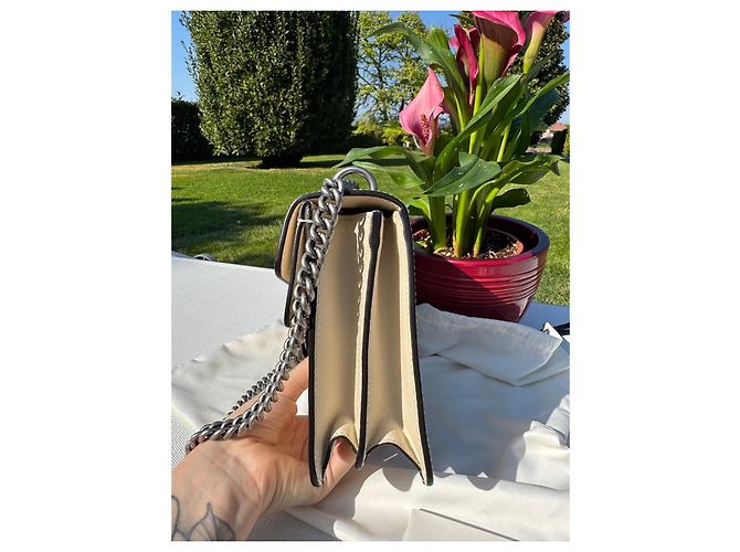 Gucci Dionysus Borsa a Tracolla in Pelle - Avorio Beige - vista 5