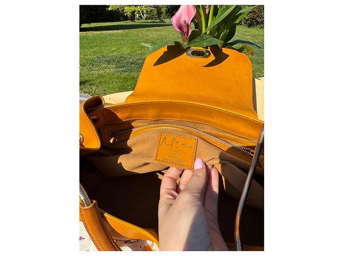 Louis Vuitton Jamais Aquarelle Edizione Limitata Marrone Rosa Bianco - vista 10