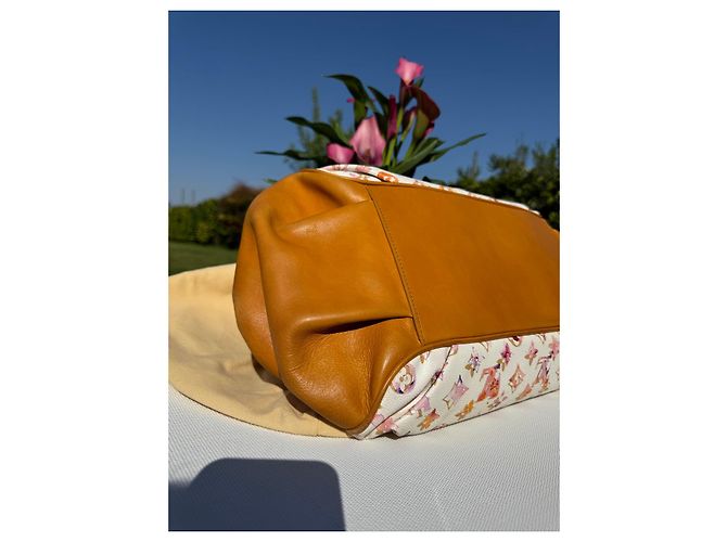 Louis Vuitton Jamais Aquarelle Edizione Limitata Marrone Rosa Bianco - vista 8