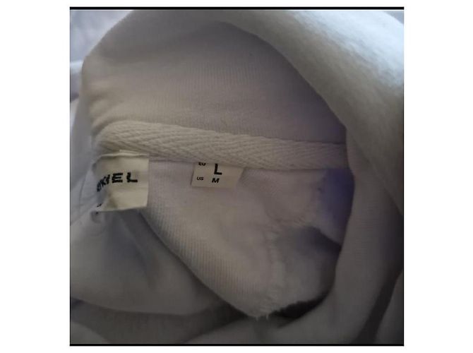 Sonia Rykiel Sudadera con Capucha Blanca Estampado Blanco - vista 10