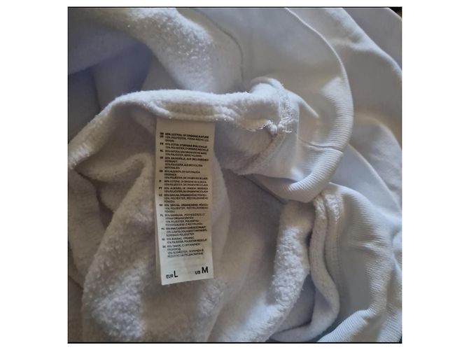Sonia Rykiel Sudadera con Capucha Blanca Estampado Blanco - vista 12