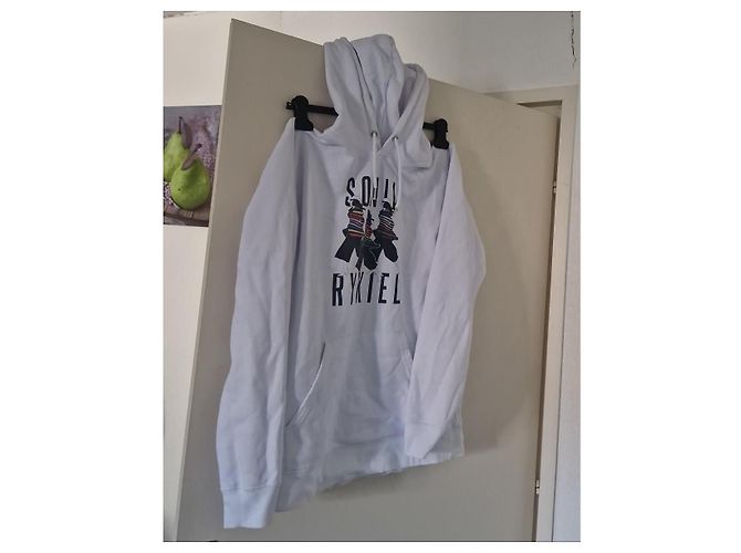 Sonia Rykiel Sudadera con Capucha Blanca Estampado Blanco - vista 3