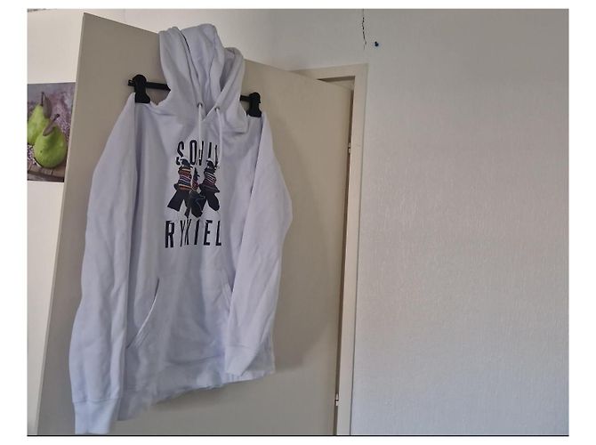 Sonia Rykiel Sudadera con Capucha Blanca Estampado Blanco - vista 5