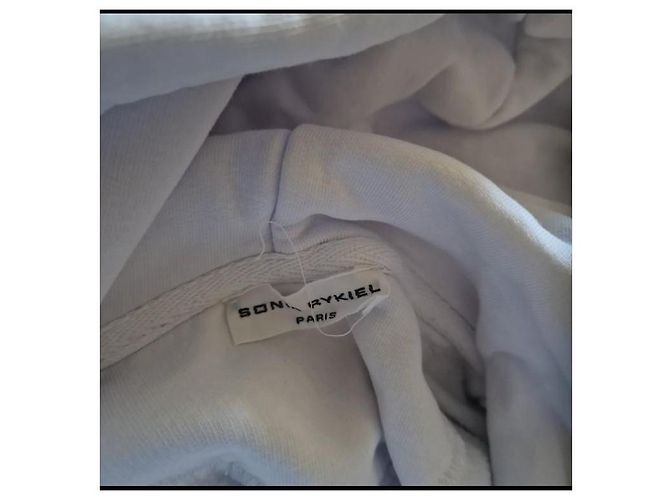Sonia Rykiel Sudadera con Capucha Blanca Estampado Blanco - vista 8