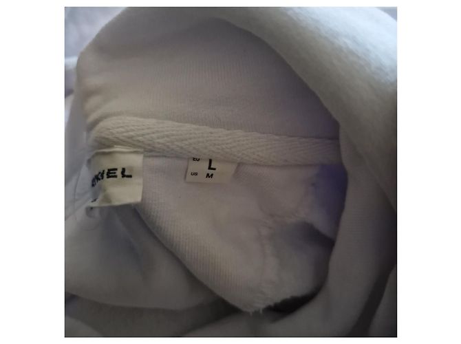 Sonia Rykiel Sudadera con Capucha Blanca Estampado Blanco - vista 9