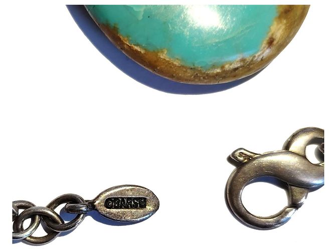 Autre Marque Collana Statement Barse 925 Turchese - vista 6
