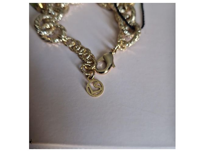 Bracciale a catena Luisa Spagnoli in metallo dorato con charm Multicolore D'oro - vista 7