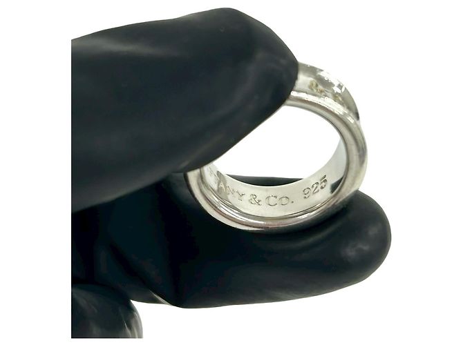 Tiffany & Co Tiffany Vintage Narrow Band Ring Silber - Ansicht 4