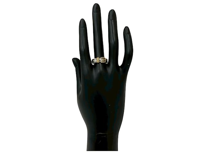 Hermès Cintura Band Ring Hermes Argento D'oro - vista 2