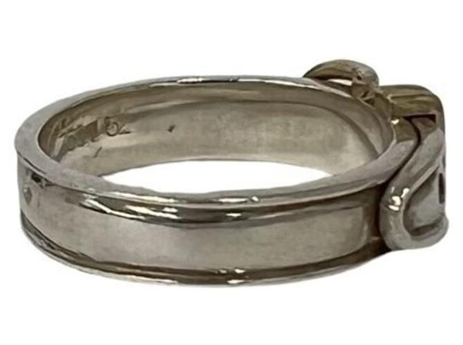 Hermès Cintura Band Ring Hermes Argento D'oro - vista 5