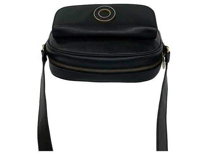 Céline Celine Vintage Circle Logo Hardware Leather Mini Shoulder Bag - view 4