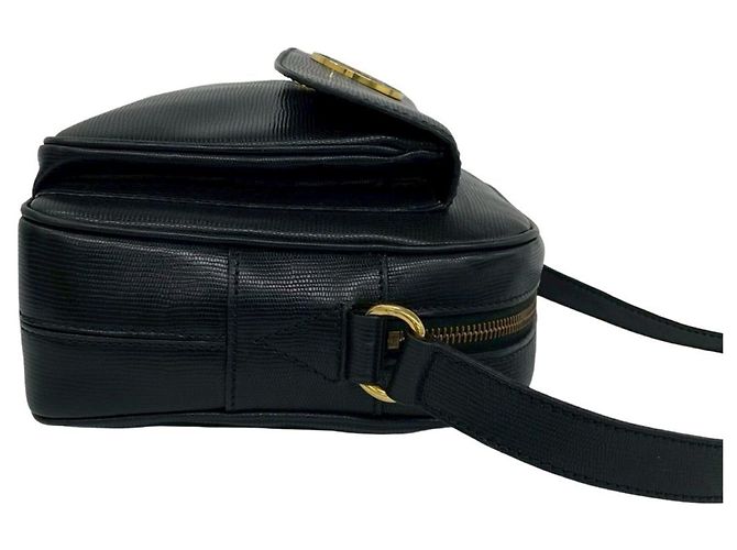 Céline Celine Vintage Circle Logo Hardware Leather Mini Shoulder Bag - view 6