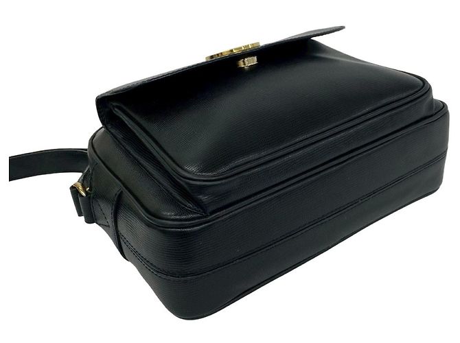 Céline Celine Vintage Circle Logo Hardware Leather Mini Shoulder Bag - view 7