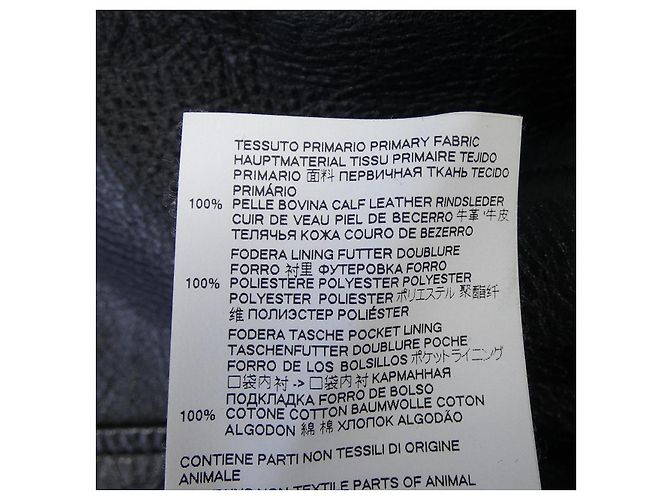 Autre Marque Chaqueta de cuero Riders Dsquared2 S74AM0956 Negro - vista 3
