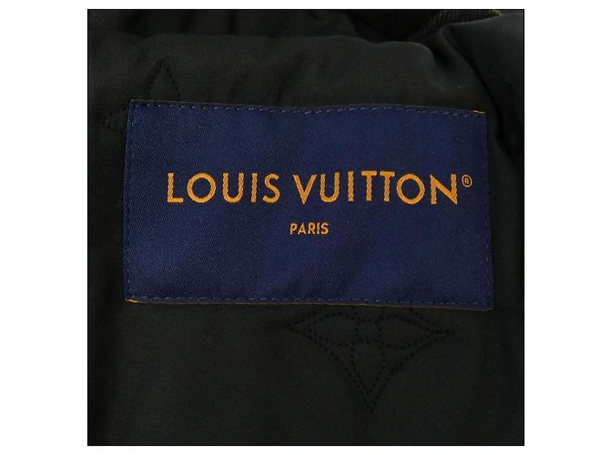 Chaqueta de mezclilla de piel de mapache Louis Vuitton Negro - vista 4